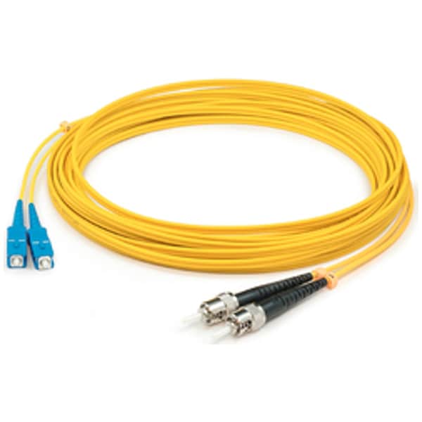 Add-On This Is A 3M Sc (Male) To St (Male) Yellow Duplex Riser-Rated Fiber ADD-ST-SC-3M9SMF - main